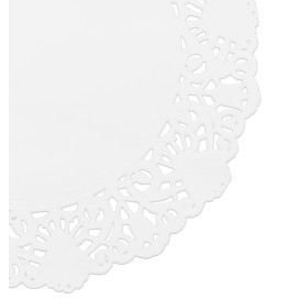 Rodal de Papel Calado Blanco Litos Ø140mm (250 Uds)