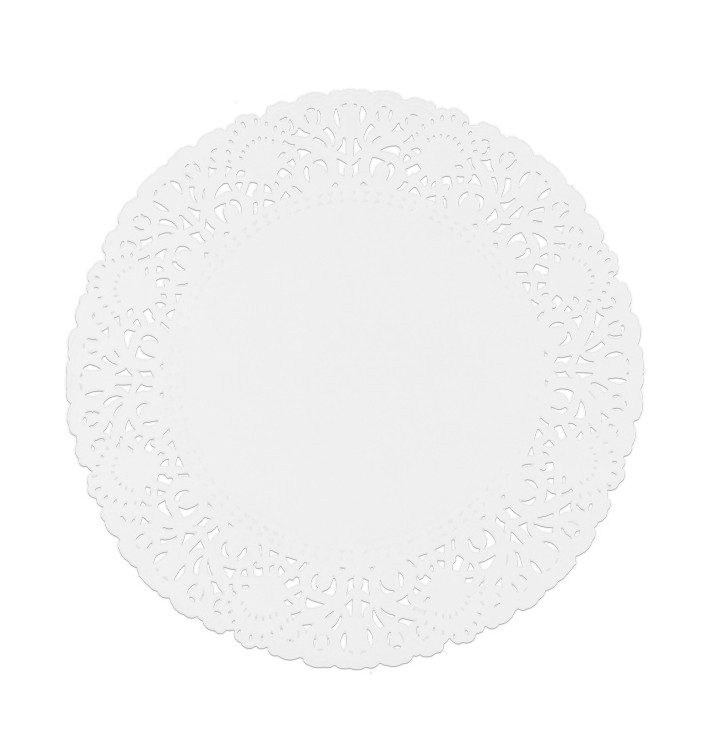 Rodal de Papel Calado Blanco Litos Ø180mm (250 Uds) Rodal de Papel Calado Blanco Litos Ø180mm (250 Uds)