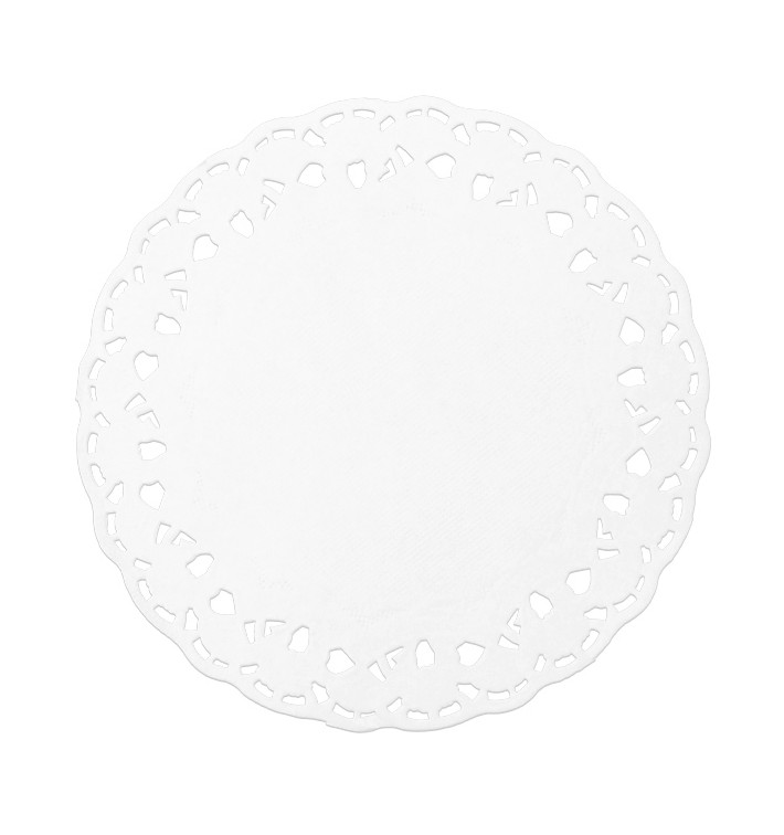 Rodal de Papel Calado Blanco Litos Ø100mm (250 Uds) Rodal de Papel Calado Blanco Litos Ø100mm (250 Uds)
