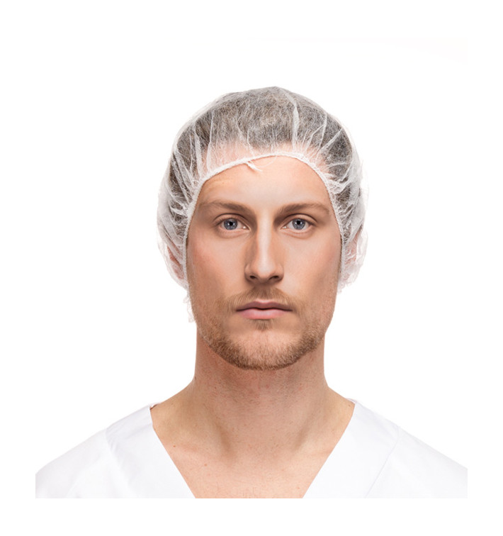 Gorros de Polipropileno Blanco Ø60cm (100 Uds) Gorros de Polipropileno Blanco Ø60cm (100 Uds)