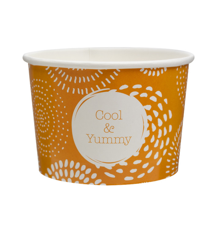 Tarrina de Cartón Helados 10Oz/310ml Cool&Yummy (50 Uds) Tarrina de Cartón Helados 10Oz/310ml Cool&Yummy (50 Uds)