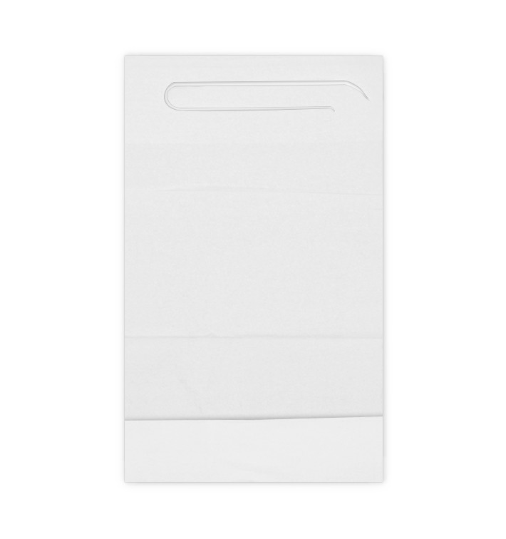 Babero Adulto con Bolsillo Blanco 36x65cm (125 Uds) Babero Adulto con Bolsillo Blanco 36x65cm (125 Uds)