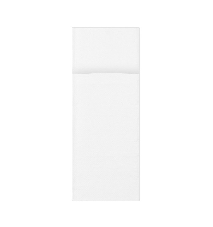 Servilleta Portacubiertos de Papel Blanco 30x40cm (1.200 Uds) Servilleta Portacubiertos de Papel Blanco 30x40cm (1.200 Uds)