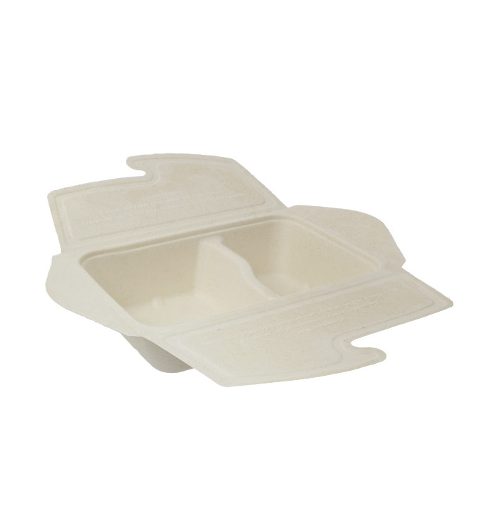Envase Box to Go Caña de Azúcar 2C 21x15x5cm 800ml (50 Uds) Envase Box to Go Caña de Azúcar 2C 21x15x5cm 800ml (50 Uds)