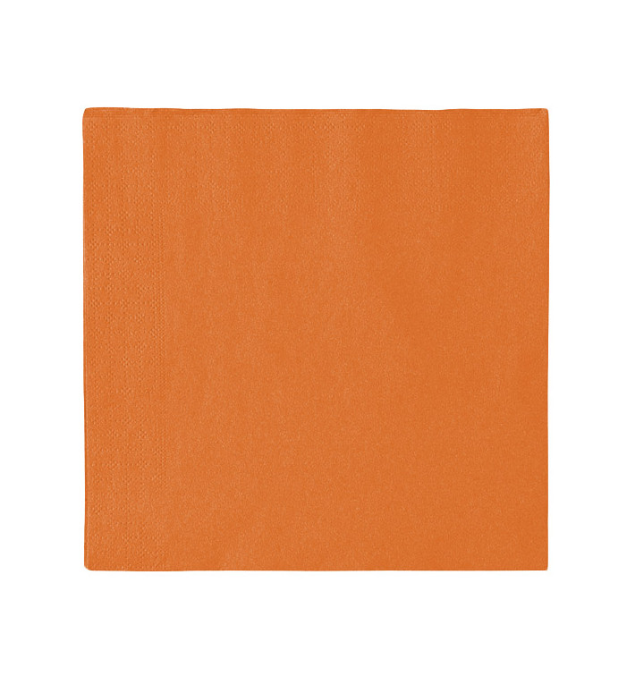 Servilleta de Papel 2 Capas Naranja 33x33cm (50 Uds) Servilleta de Papel 2 Capas Naranja 33x33cm (50 Uds)