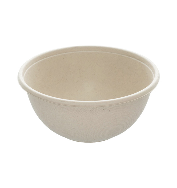 Bol de Caña de Azúcar "Buddha" 1000ml Ø17x8cm (50 Uds) Bol de Caña de Azúcar "Buddha" 1000ml Ø17x8cm (50 Uds)