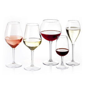Copa Durable Tritan Transparente para Vino 240ml (1 Ud)