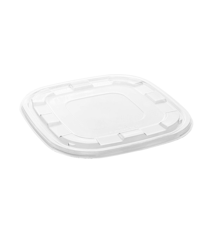 Tapa Plástico PET Transparente para Bol 27x27cm (25 Uds) Tapa Plástico PET Transparente para Bol 27x27cm (25 Uds)