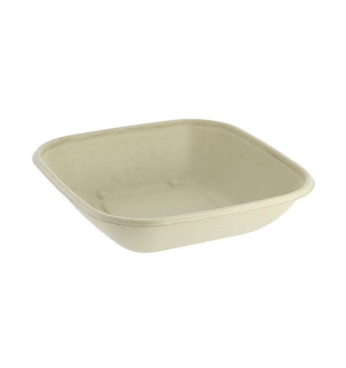 Bol de Caña de Azúcar 500ml 170x170x30mm (50 Uds) Bol de Caña de Azúcar 500ml 170x170x30mm (50 Uds)