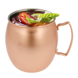 Mini Jarra Presentación Acero Cobre 540ml Ø8,6x10cm (1 Ud)