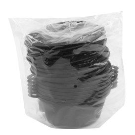 Cazuela Degustación Negro con Tapa 15,6x10,1cm (6 Uds)