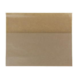 Sobre Antigrasa Kraft 21x17/11x3cm (100 Uds)