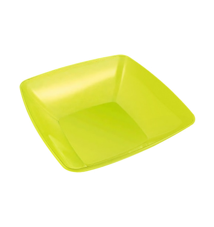 Bol PS Cristal Duro Verde 3500ml 28x28cm (1 Uds) Bol PS Cristal Duro Verde 3500ml 28x28cm (1 Uds)
