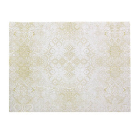 Mantel de Papel Cortado 1x1m "Mosaico" Beige 40g/m² (400 Uds)