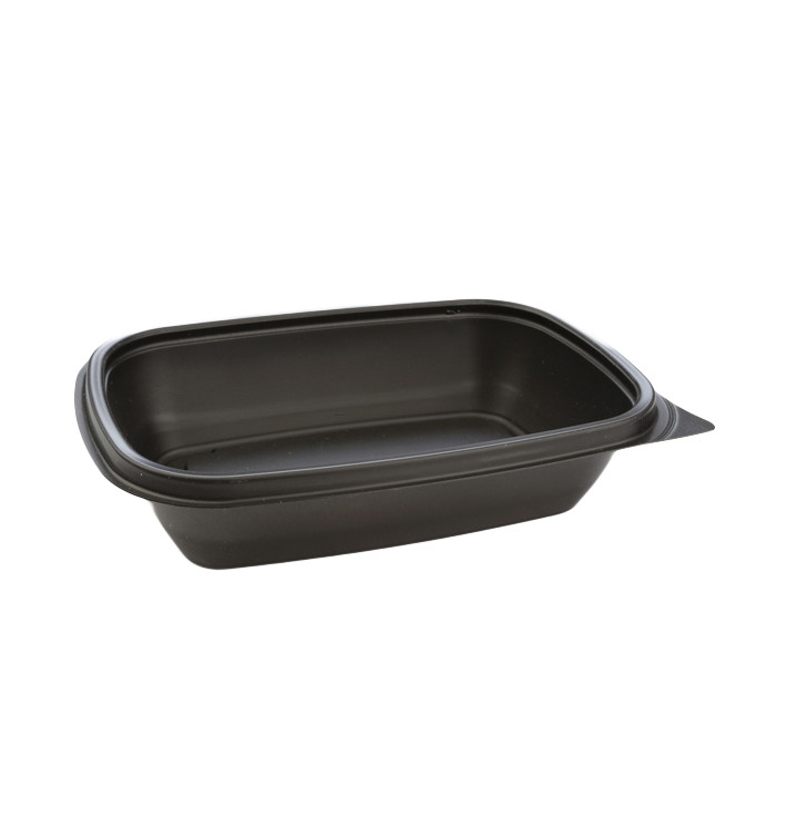 Envase Plástico PP Negro 500ml 20x13x5cm (50 Uds) Envase Plástico PP Negro 500ml 20x13x5cm (50 Uds)