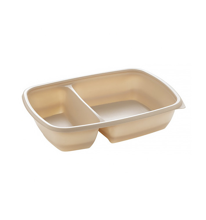 Envase de Plástico PP 2C Crema 900ml 23x16,5x5cm (75 Uds) Envase de Plástico PP 2C Crema 900ml 23x16,5x5cm (75 Uds)