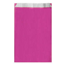 Bolsa de Papel Fucsia 19+8x35cm  