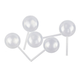 Pipeta Circular de Plástico para Catering 3ml 6cm (100 Uds)
