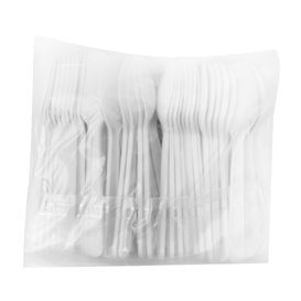 Cucharilla Reutilizable CPLA Blanco 10cm (50 Uds)