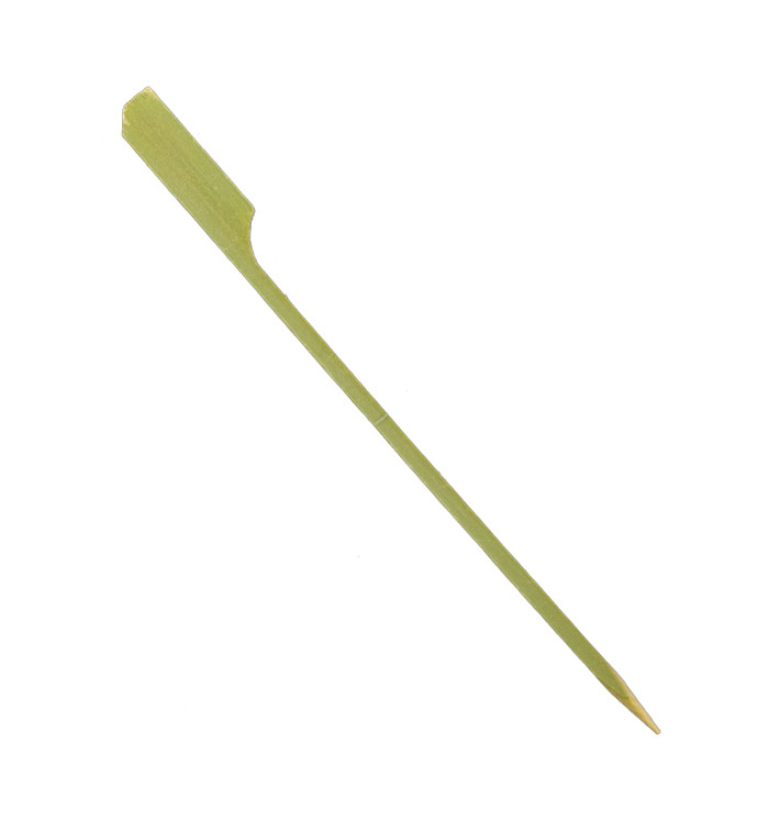 Pinchos de Bambú "Golf" Verde Natural 15cm (250 Uds) Pinchos de Bambú "Golf" Verde Natural 15cm (250 Uds)