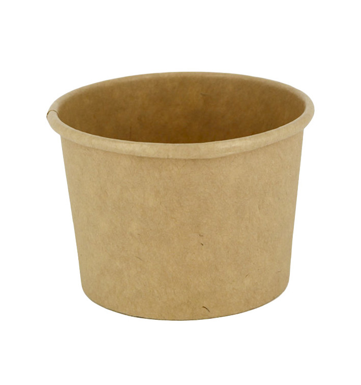 Tarrina Cartón Kraft para Salsas 100ml Ø7,3cm (50 Uds) Tarrina Cartón Kraft para Salsas 100ml Ø7,3cm (50 Uds)