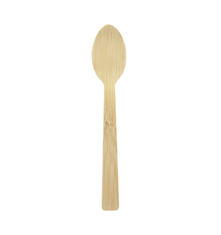 Cuchara de Bambú 17cm (50 Uds) Cuchara de Bambú 17cm (50 Uds)