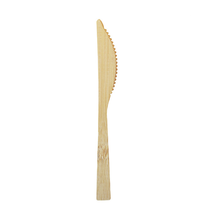 Cuchillo de Bambú 17cm (50 Uds) Cuchillo de Bambú 17cm (50 Uds)