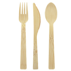 Tenedor de Bambú 17cm (50 Uds)