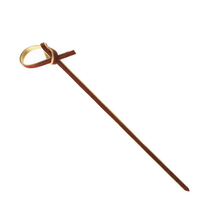 Pinchos de Bambu "Lazo" Rojo 10cm (250 Uds) Pinchos de Bambu "Lazo" Rojo 10cm (250 Uds)