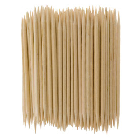 Palillos de Madera 2 Puntas Enfundado Papel 65mm (1 Ud)