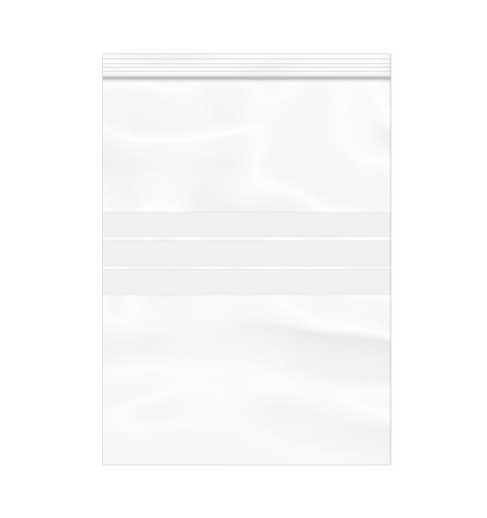 Bolsas ZIP Cierre a Presion y Banda Escritura 30x40cm G200 (1000 Uds)