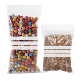 Bolsas ZIP Autocierre y Bandas 16x22cm G160 (100 Uds)