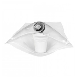 Bolsas de Polietileno Autocierre y Bolsillo 23x32+26cm G200 (100 Uds)