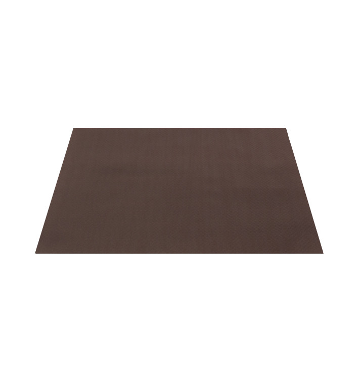 Mantel Individual de Papel Marrón 30x40cm 40g/m² (500 Uds) Mantel Individual de Papel Marrón 30x40cm 40g/m² (500 Uds)