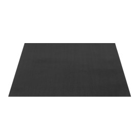 Mantel Individual de Papel Negro 30x40cm 40g/m² (500 Uds)