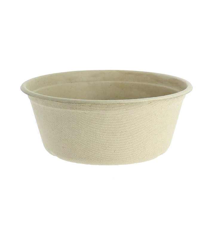 Bol de Caña de Azúcar 500ml Ø15cm (125 Uds) Bol de Caña de Azúcar 500ml Ø15cm (125 Uds)