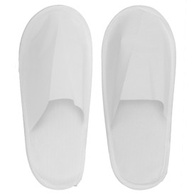 Zapatilla en TST de PP Cerrada Blanco Suela EVA (1 Par)