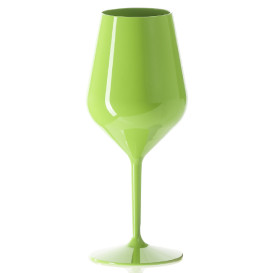 Copa Durable Tritán Verde para Vino 470ml (1 Ud)