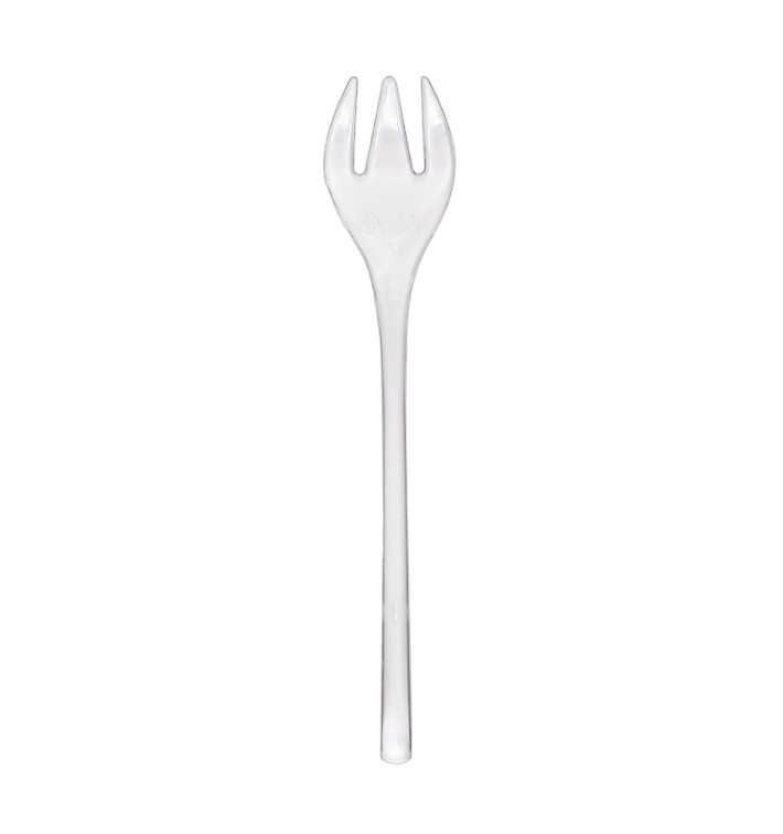 Tenedor PS Degustación Transparente 10cm (200 Uds) Tenedor PS Degustación Transparente 10cm (200 Uds)
