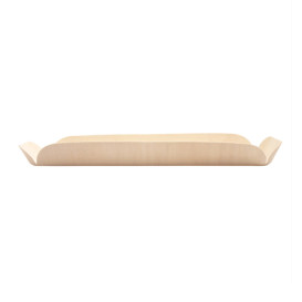 Barquilla de Madera Rectangular 22x8x2cm (50 Uds)