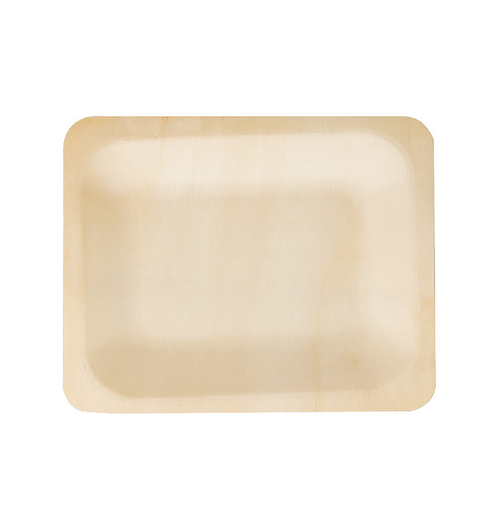 Bandeja de Madera 12x9,5x1,2cm (50 Uds)