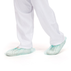 Cubrezapatos en Polietileno G80 Verde (100 Uds)