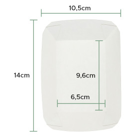 Barqueta 250ml Kraft 9,6x6,5x4,2cm (25 Uds)