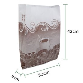 Bolsa para Churros Antigrasa 30+10x42cm (250 Uds)