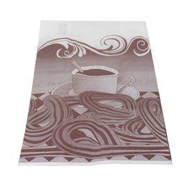 Bolsa para Churros Antigrasa 22+11x36cm (250 Uds)