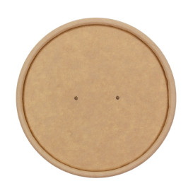 Tapa de Cartón Kraft para Tarrina de cartón de Ø10,0cm (50 Uds)