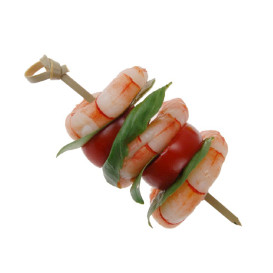 Pinchos de Bambú "Lazo" Natural 12cm (250 Uds)