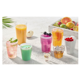Vaso Reutilizable Durable SAN Rox Transp. 300ml (8 Uds)