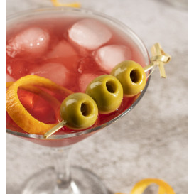 Pinchos de Bambú "Lazo" Natural 12cm (250 Uds)