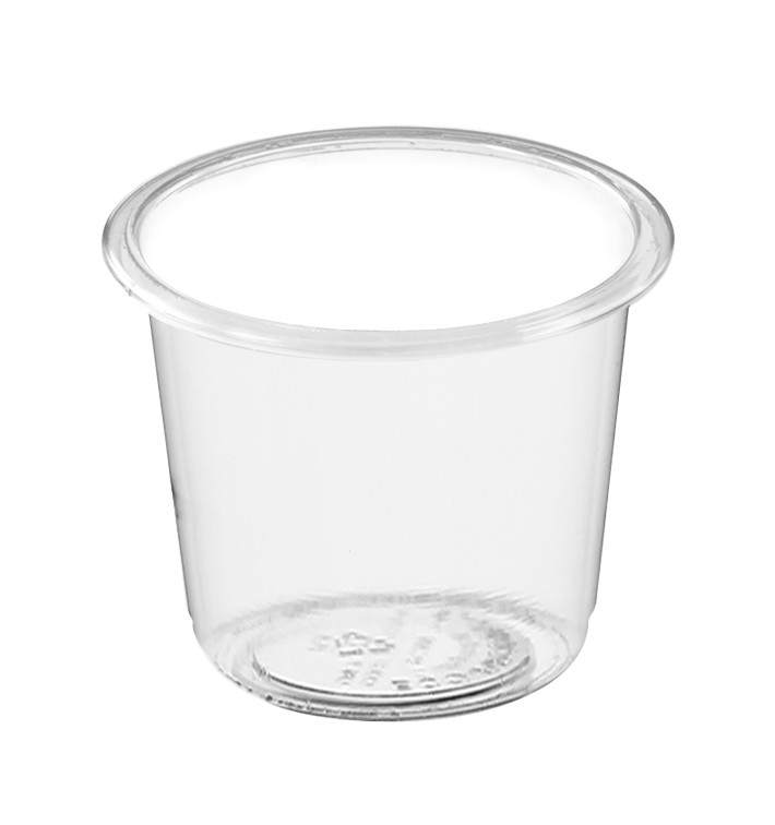 Tarrina PLA Transparente para Salsas 30ml Ø4,5cm (200 Uds) Tarrina PLA Transparente para Salsas 30ml Ø4,5cm (200 Uds)